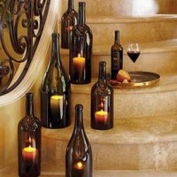 candle-winebottles