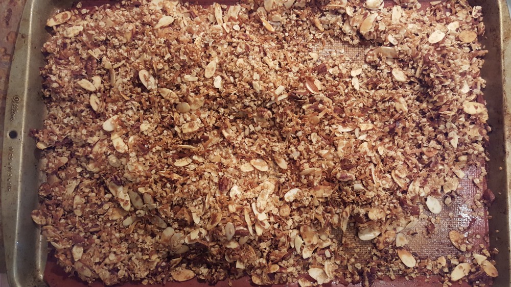 granola-baking